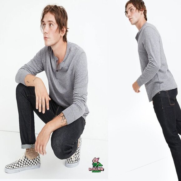 Heathered Doubledown Henley Tee Size XXL  NWT - Picture 1 of 8